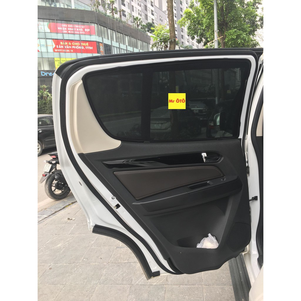 Rèm che nắng theo xe Chevrolet Trailblazer - Bộ 4 tấm dính nam châm