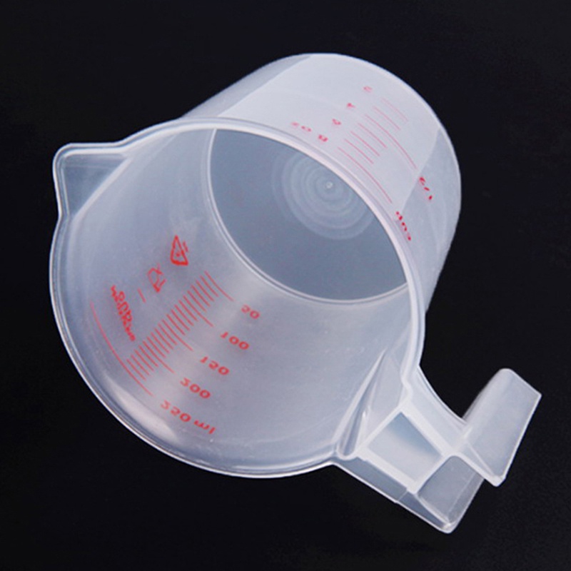 2 Cốc đong dung dịch bằng nhựa trong suốt có tay cầm 250ml