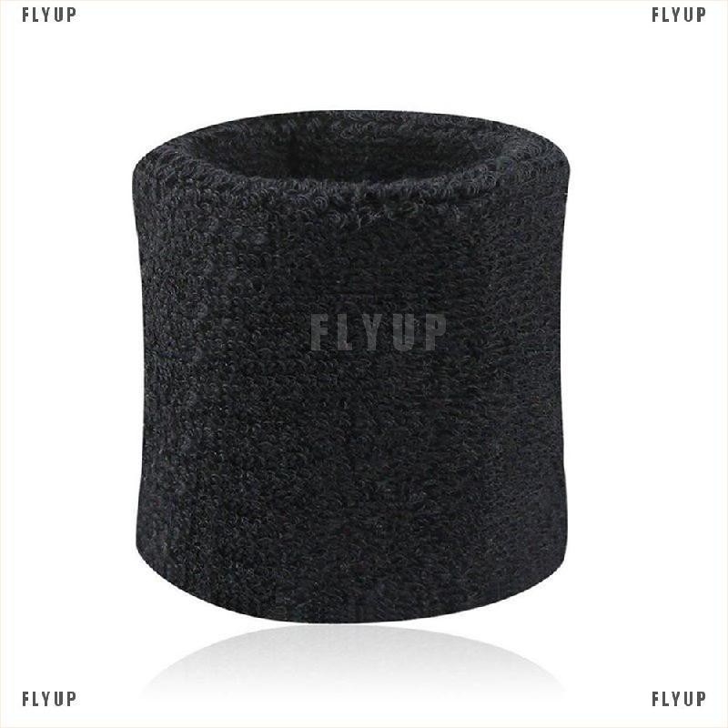 2pcs Sweatbands Wristband Tennis Squash Badminton Gym Football Wrist Bands「FLYUP」