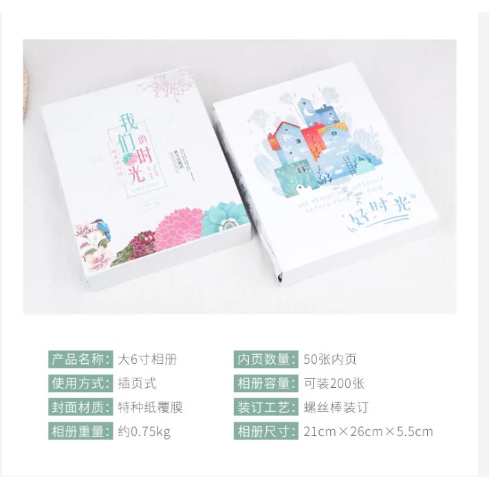 Album Ảnh Gia Đình 4d 6 Inch 200 Ngăn Tiện Dụng