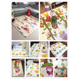 Thảm xốp cho bé 💝Freeship💝 thảm xốp XPE silicon 2 Mặt, thảm xốp lót sàn chất liệu bền, họa tiết đáng yêu cho bé