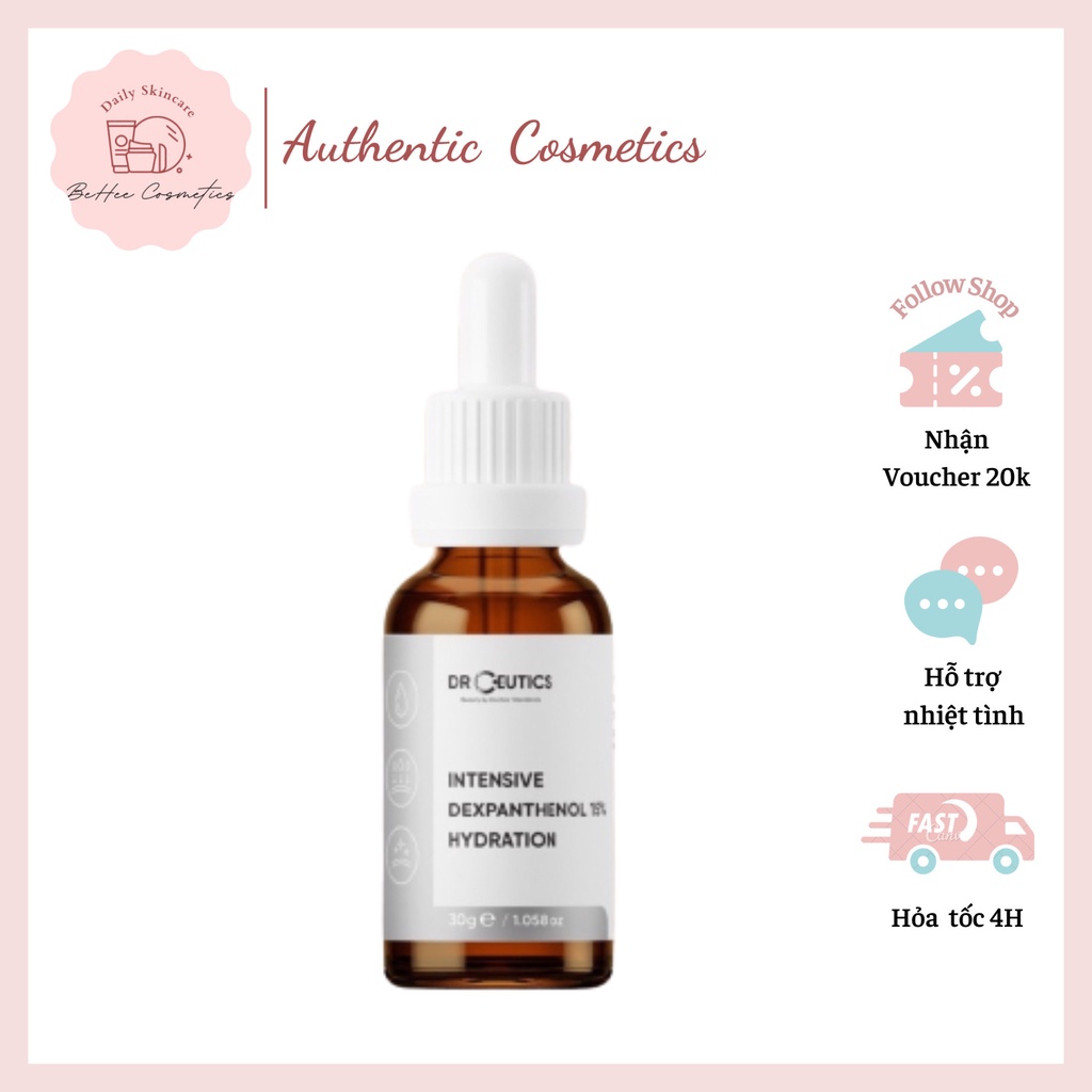 Tinh Chất B5 Cấp Ẩm Và Phục Hồi Da Intensive Dexpanthenol 15% Hydration DrCeutics