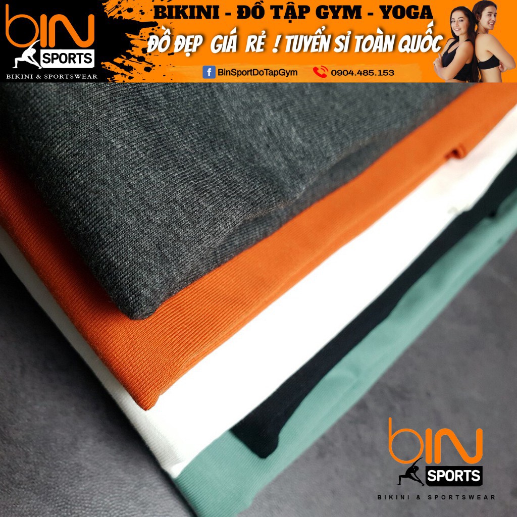 Aó thun nam cotton xin, hàng xuất khẩu Bin Sport AN003