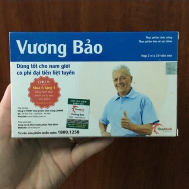 [CHÍNH HÃNG MUA 6 TẶNG 1  ] VƯƠNG BẢO -  HỘP 20 VIÊN