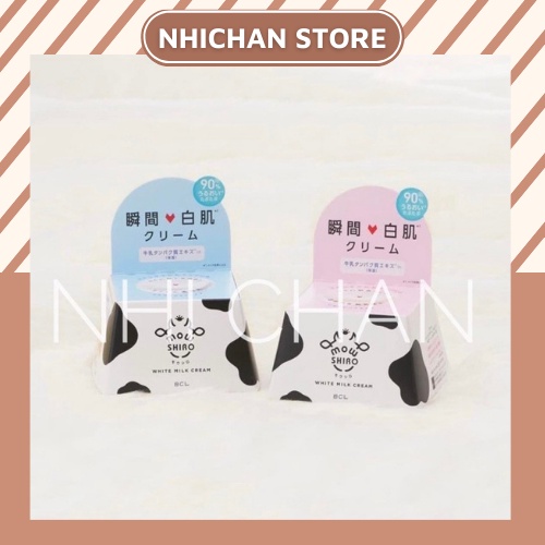 KEM DƯỠNG TRẮNG + NÂNG TÔNG DA MOW SHIRO