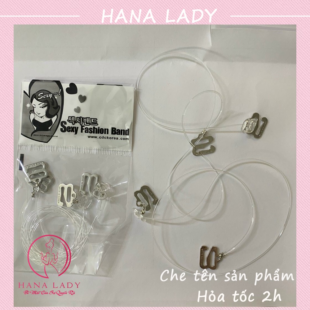 Dây áo ngực trong suốt sợi bún -  quai áo lót, một cặp dây áo thay thế tiện dụng DT023