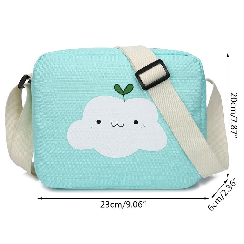 Set 5 Ba Lô Túi Ví Canvas Thời Trang Nữ