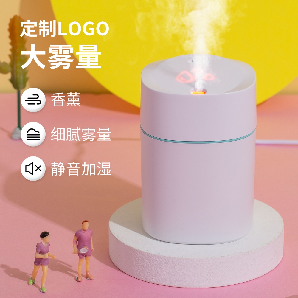 Máy Phun Sương Tạo Độ Ẩm Không Khí Mini Cổng USB Phong Cách Mới Kích Thước Lớn Cho Phòng Ngủ