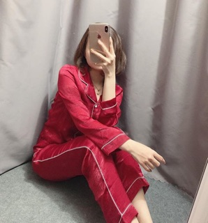 BỘ NGỦ CHẤT LỤA NHUNG TUYẾT