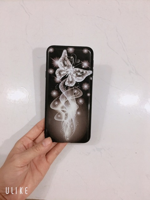 Ốp lưng sam sung J4 Core,J4 Plus,J4+ hình Bướmm nền đen
