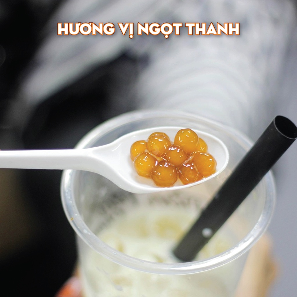 Trân châu hoàng kim BABY  - Topping trà sữa, chè - Trân châu KRUBO thơm ngon dai dẻo nấu ủ nhanh gọn