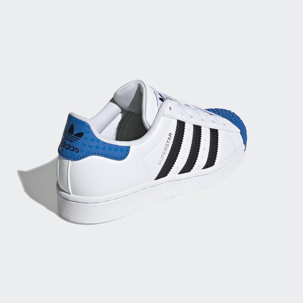 Giày adidas ORIGINALS Unisex trẻ em Giày adidas Superstar x LEGO® Màu trắng H03954