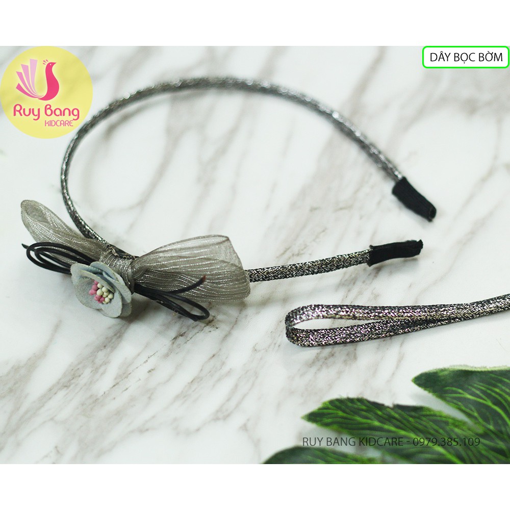 Ruy băng nhũ luồn bờm 6mm