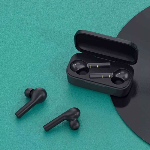 Tai Nghe Bluetooth 5.0 True Wireless QCY T5 PIN TRÂU TỚI 5 GIỜ - Cảm Ứng - Đàm Thoại - Chống Ồn