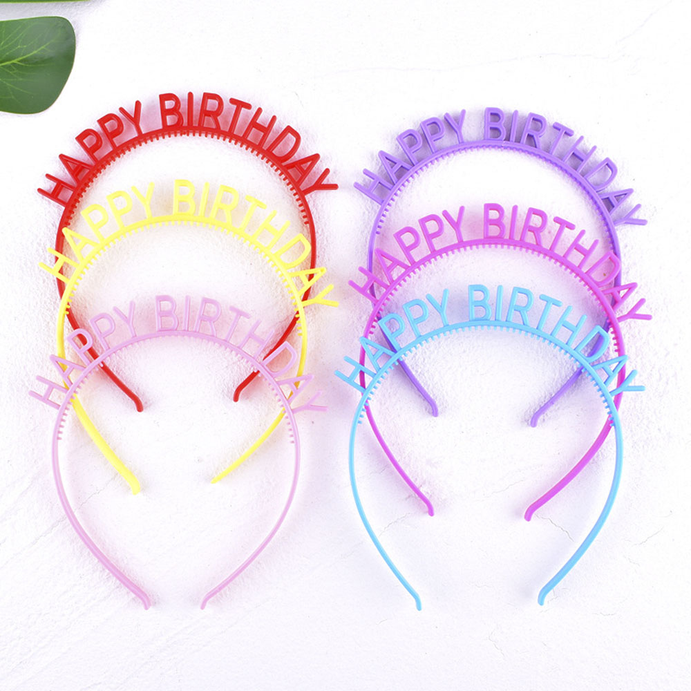 Cài Tóc Trang Trí Hình Chữ Happy Birthday Dễ Thương