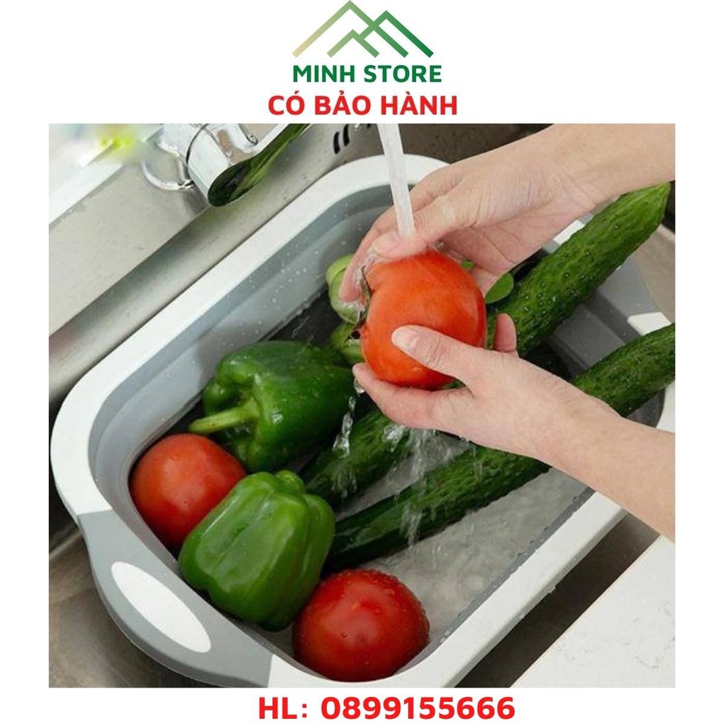 CHẬU  KIÊM THỚT VÀ RỔ ĐỰNG, ĐA NĂNG, TIẾT KIỆM DIỆN TÍCH, SẢN PHẨM 3 TRONG 1 CHO KHÔNG GIAN BẾP