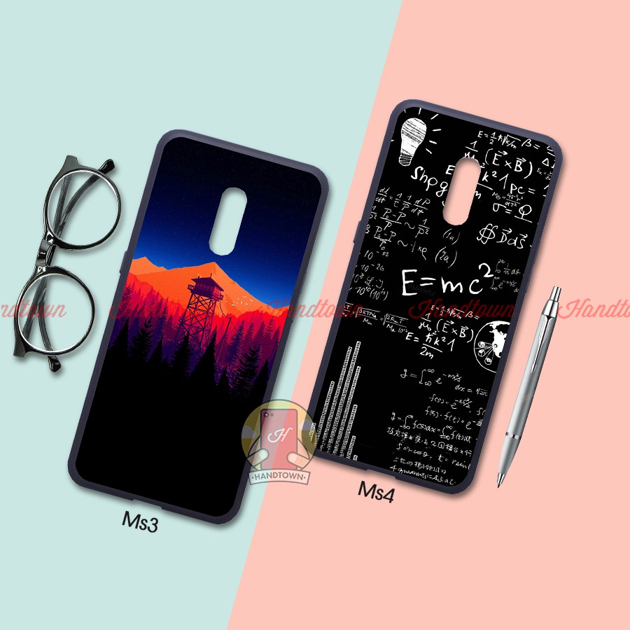 Ốp lưng Realme X dẻo đen in hình phần B