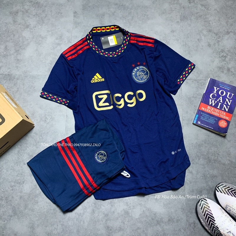 BỘ QUẦN ÁO ĐÁ BANH AJAX MÀU XANH CAO CẤP 2023 MỚI VỀ