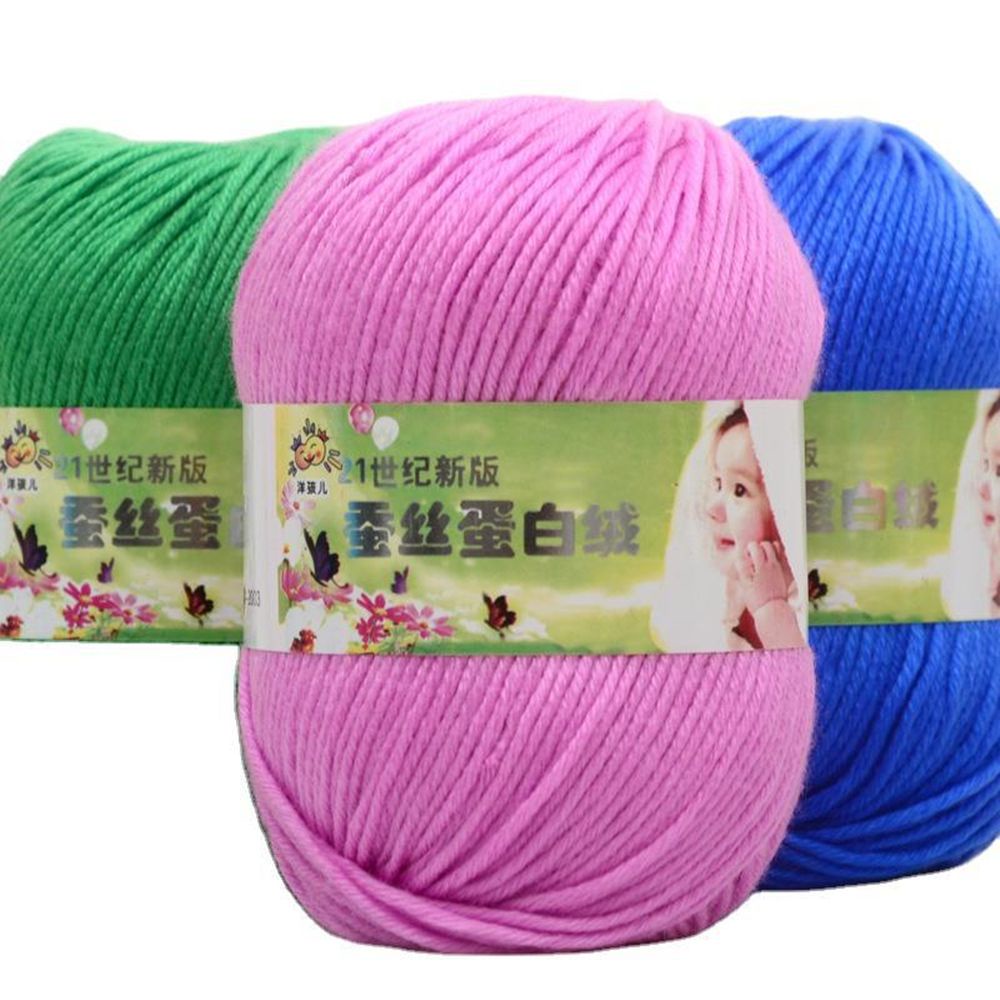 Daphne Cuộn Len Đan Móc 50g 6ply Chất Lượng Cao Mềm Mại