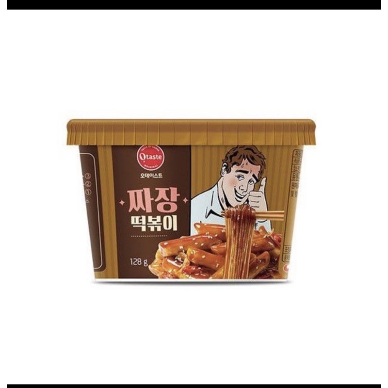 Bánh Gạo Tôpkki & Miến Otaste Jajang Tương Đen 128gr Hàn Quốc
