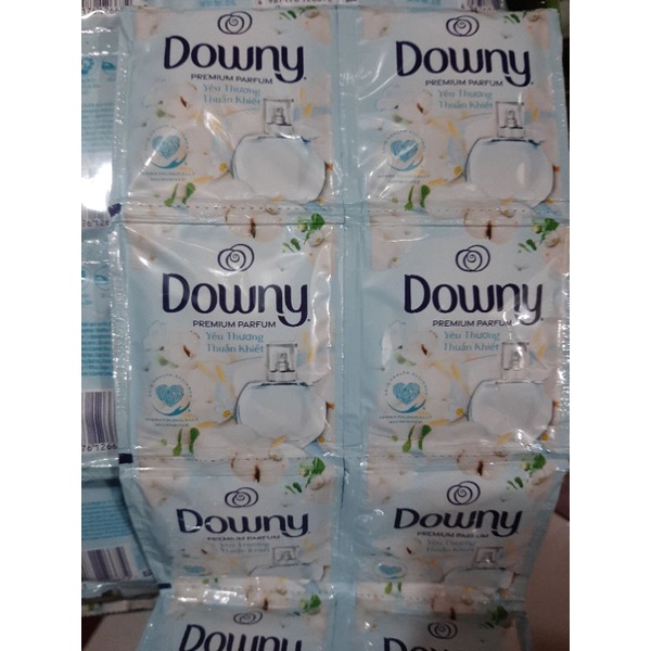 Nước Xả Downy Prenium Lưu Hương Hương Nước Hoa Thơm Lâu Đủ Màu Dây 10 Gói