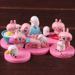 Set 6 Mô Hình Thỏ Kanahei Dễ Thương Xinh Xắn