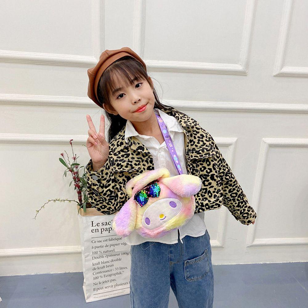 Túi Đựng Điện Thoại Đeo Chéo Vai Hình Mèo Melody Dễ Thương Cho Bé Gái