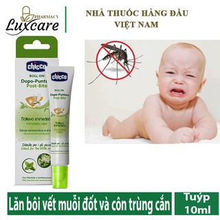 Lăn bôi vết muỗi đốt, côn trùng cắn chicco - giúp giảm sưng ngứa, làm dịu làn da