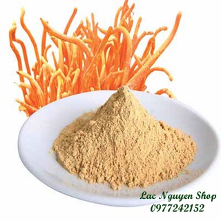 Bột đế Đông trùng hạ thảo dùng nấu súp, cháo, uống, đắp mặt nạ...