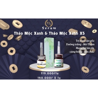 Combo serum thảo mộc xanh ( 2 lọ )