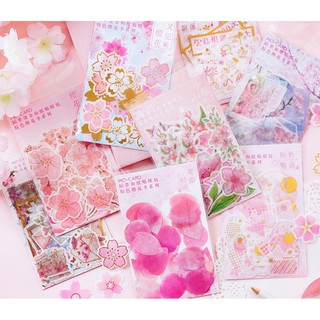 Bộ Hình Dán Sticker Series Phấn Sắc Anh Hoa xinh xắn