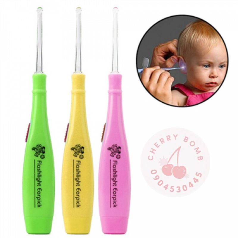 Dụng Cụ Lấy Ráy Soi Tai Có Đèn Cho Người Lớn Và Em Bé Loại 1 - Máy Vệ Sinh Ngoáy Hốc Ráy Tai Giá rẻ