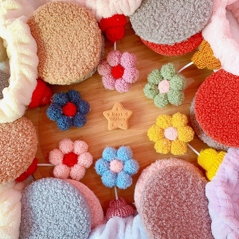 Băng đô cài tóc gắn hình bông hoa đáng yêu cho nữ