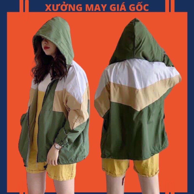 🎆𝐃𝐮̀ 𝟐 𝐋𝐨̛́𝐩🎆 BAC Áo Khoác Dù Phối Kiểu Siêu Hot (Kèm Hình, Video Quay Thật)