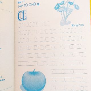 Tập tô chữ cho bé