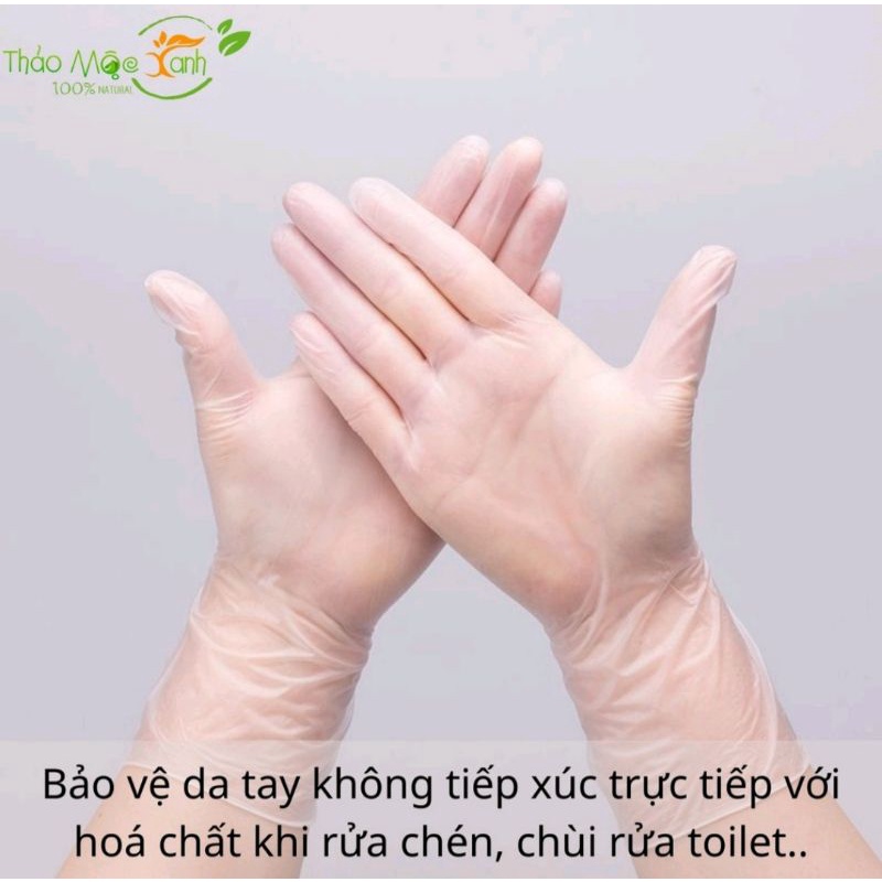 Hộp găng tay nấu ăn làm bếp siêu dai Victori Bay chất liệu TPE không mùi chống nhăn