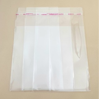 100g (~200cái) Túi Opp dán mép 6x10cm (+4) - Túi nilon băng keo dán miệng