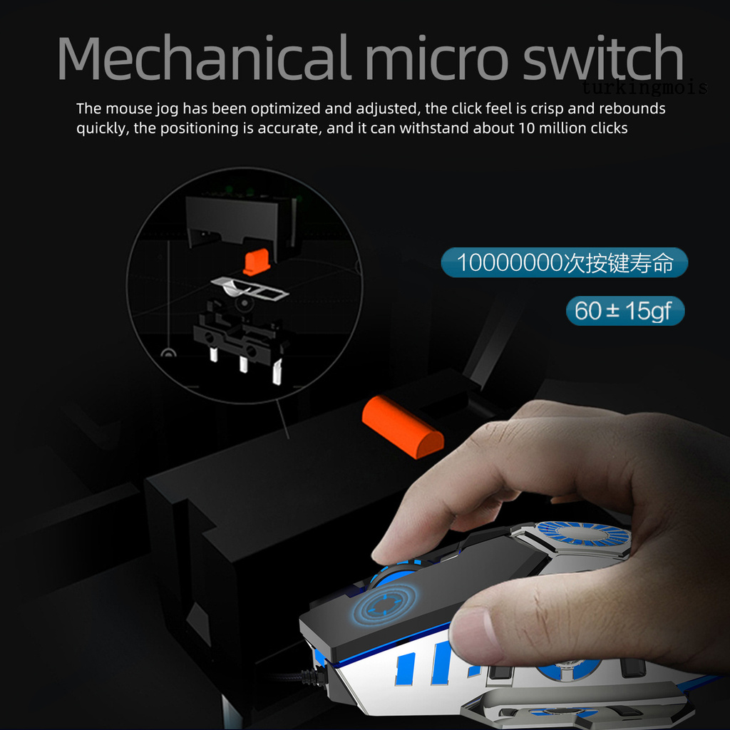 Chuột Quang Chơi Game Có Dây Txsj J700 Có Thể Điều Chỉnh | BigBuy360 - bigbuy360.vn