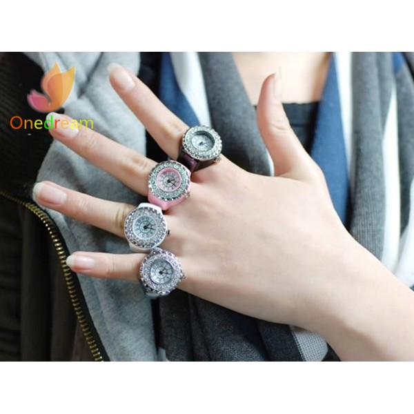 Nhẫn thời trang đính đá nhân tạo kiểu dáng thanh lịch cho nữ | BigBuy360 - bigbuy360.vn