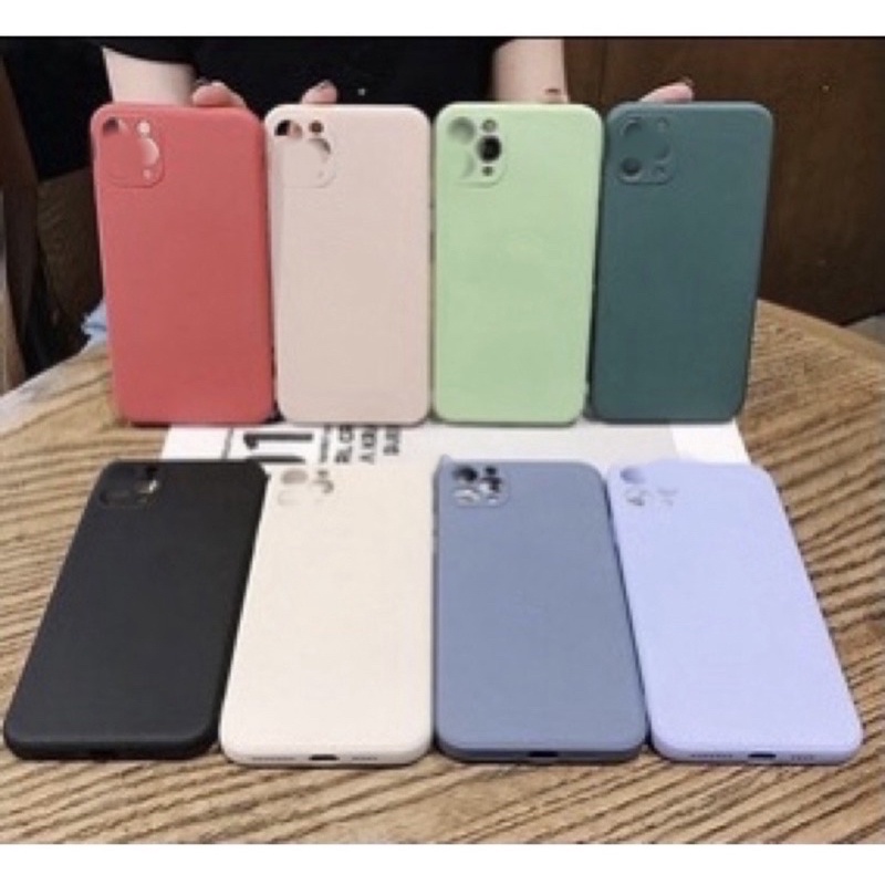 Ốp Chống Bẩn Full Viền Camera iPhone 11ProMax/12ProMax Silicon Basic