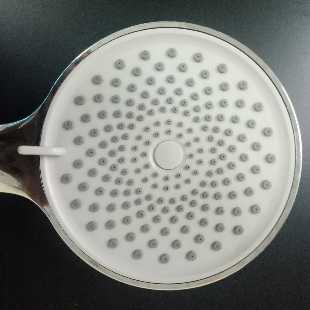 Đầu vòi hoa sen, bát sen mặt to 12cm 3 chế độ nước chất liệu nhựa ABS siêu bền dùng lắp đặt thay thế cho đầu vòi sen cây