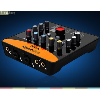 [Tặng giắc chuyển tai nghe] Sound card USB hát karaoke online ICON Upod Pro (Cam)