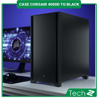 Vỏ Case Corsair 4000D TG Black (Mid Tower/Màu Đen)