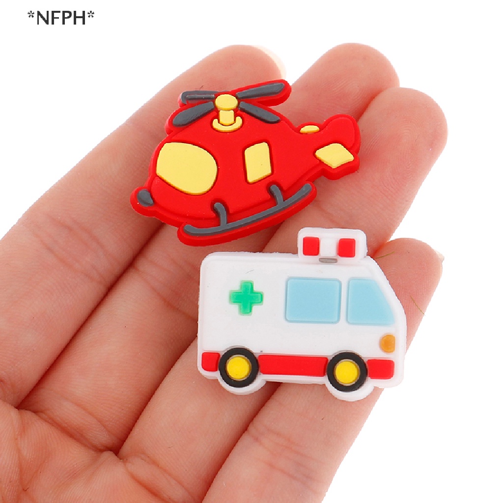 Set 10 Phụ Kiện Trang Trí Giày Dép Họa Tiết Hoạt Hình DIY