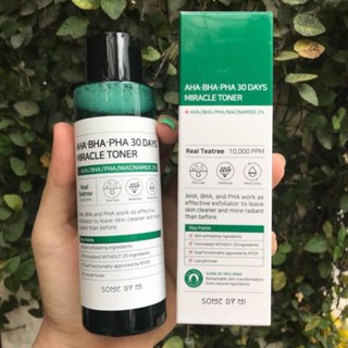 NƯỚC HOA HỒNG SOME BY MI AHA-BHA-PHA 30DAYS MIRACLE TONER SOMEBYMI 30ml