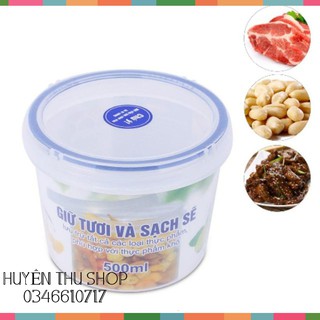 Hộp đựng thực phẩm tròn fourlock 500ml
