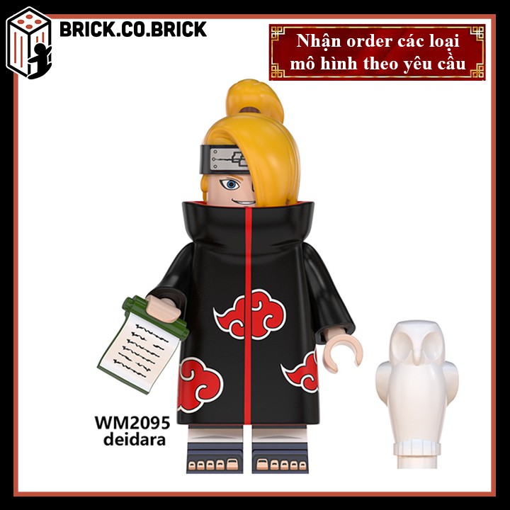 WM6106 - NARUTO Obito, Sasuke, Nagato, Konan, Kakuzu, Madara, Deidara- Đồ chơi Lắp ráp Nhân vật