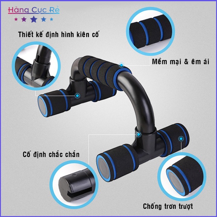 Dụng Cụ tập hít đất, chống đẩy, hình Thang thế hệ mới 2021 HCR-HD70 - Shop Hàng Cực Rẻ