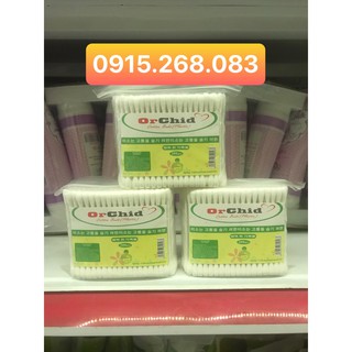 Tăm Bông Lõi nhựa 200 Que Orchid