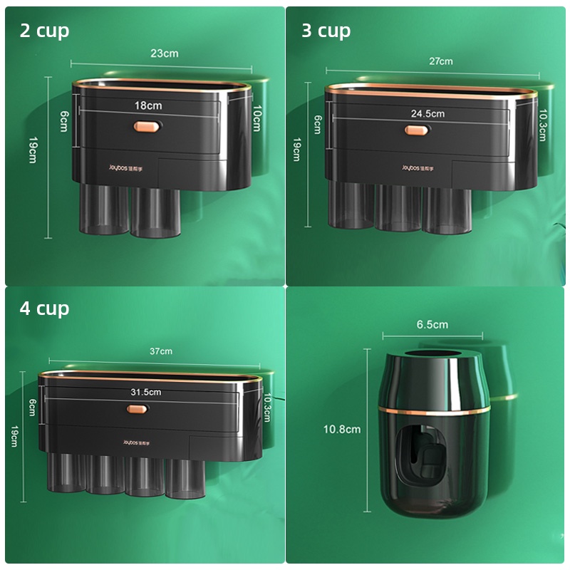 Giá Đỡ Bàn Chải Đánh Răng Hít Nam Châm Tự Động Đảo Ngược Tiện Dụng